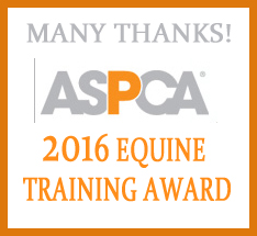 ASPCA TRAING GRANT AWARD